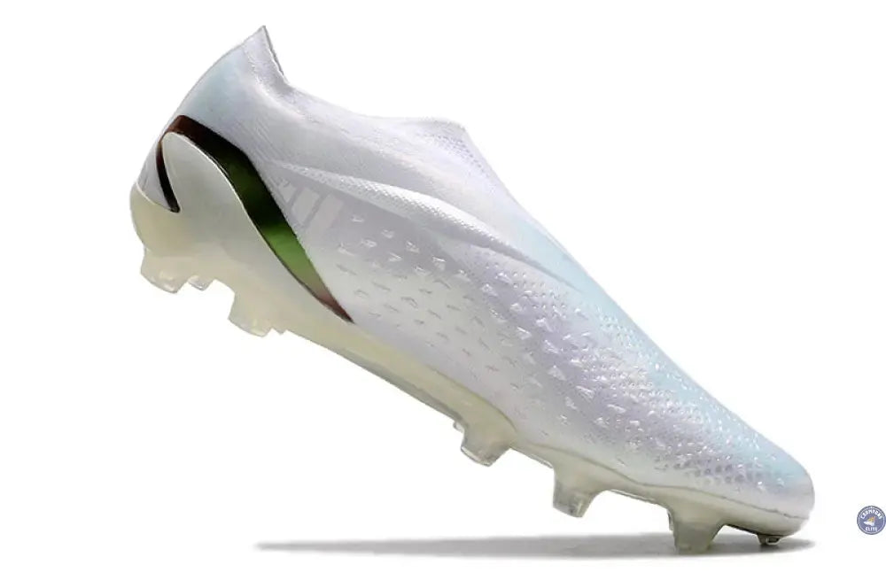 X Speedportal Elite Laceless FG Pearlized - Blanc/Noir
