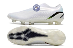 Image of X Speedportal Elite Laceless FG Pearlized - Blanc/Noir