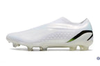X Speedportal Elite Laceless FG Pearlized - Blanc/Noir