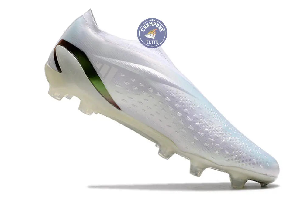 Image of X Speedportal Elite Laceless FG Pearlized - Blanc/Noir
