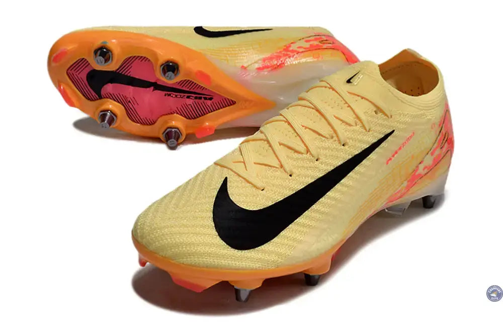 Image of Zoom Mercurial Vapor 16 SG Mbappé Personal Edition - Orange/Bleu